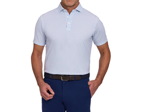 The Lafayette Shirt: White & Pacific Blue