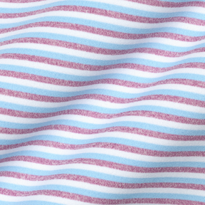 The Fleming Shirt: Vista Blue/Heathered Faded Mauve/White
