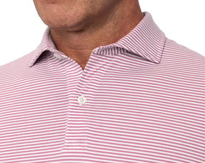 The Herron Shirt: Faded Mauve & White