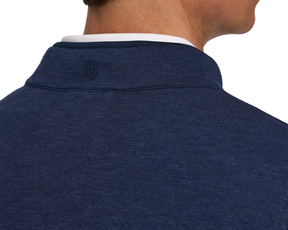 The Sullivan Quarter-Snap: Heathered Navy Blue