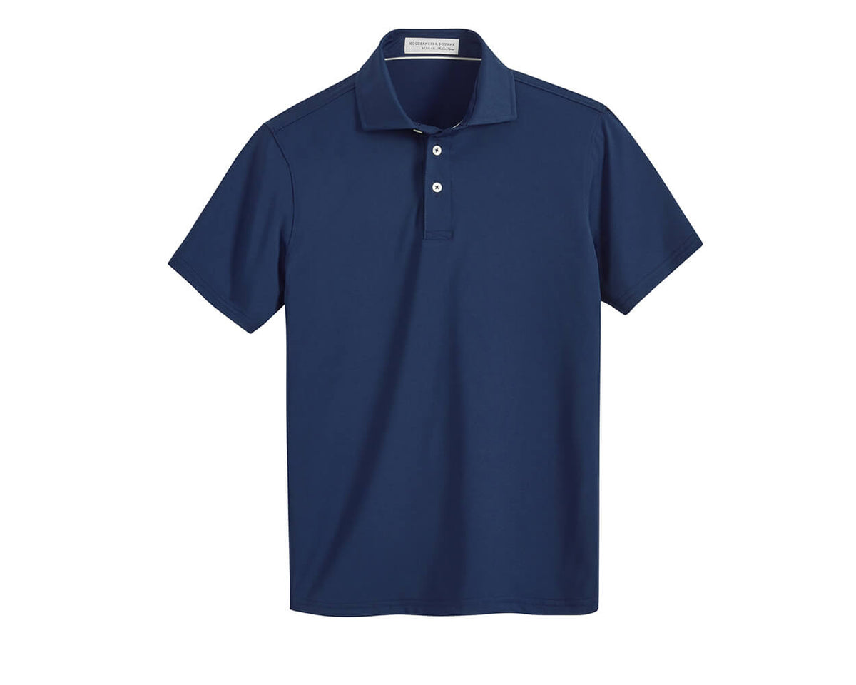 Holderness & Bourne The Anderson Boys' Navy Polo Shirt