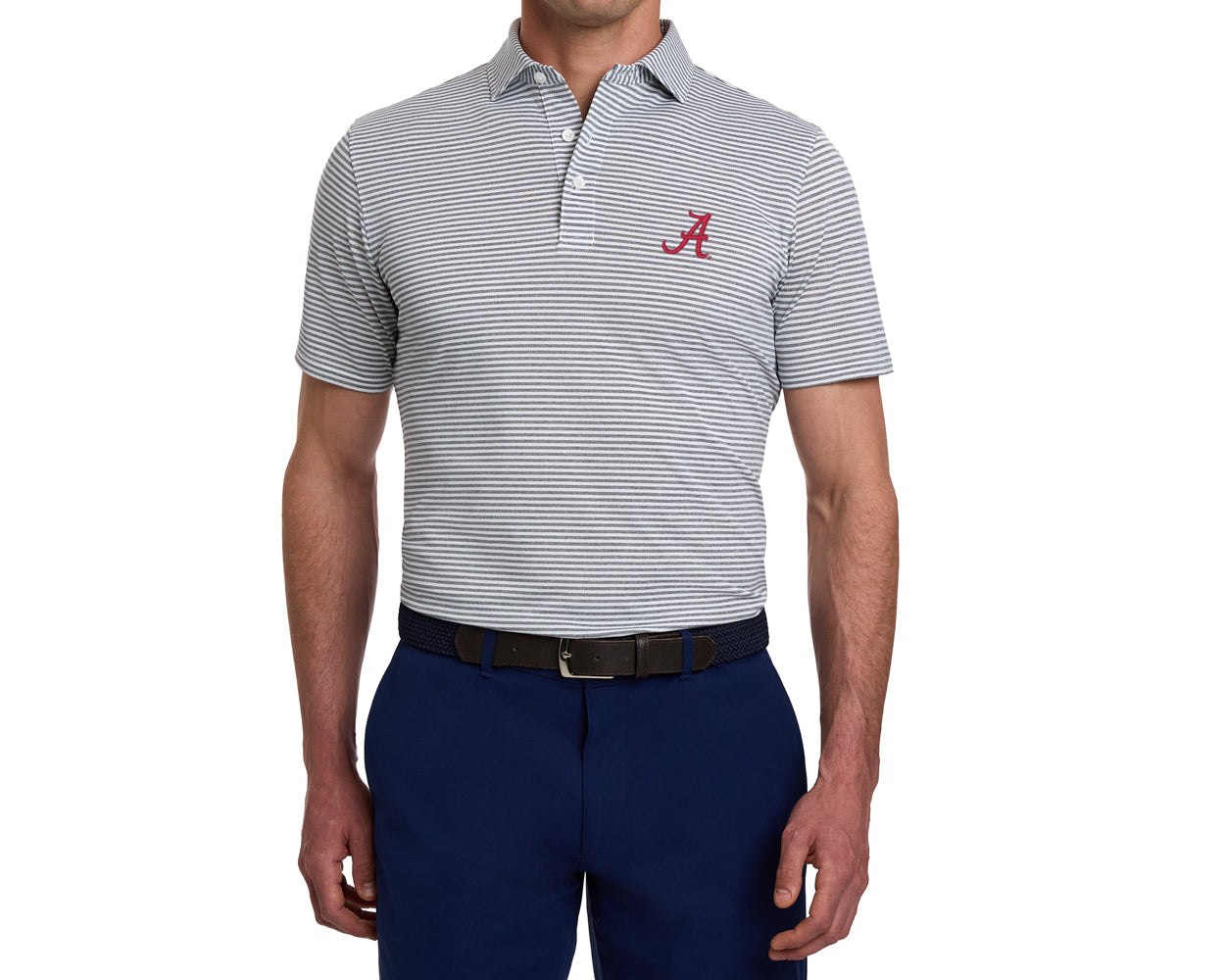 University of Alabama Maxwell Shirt: Gray & White