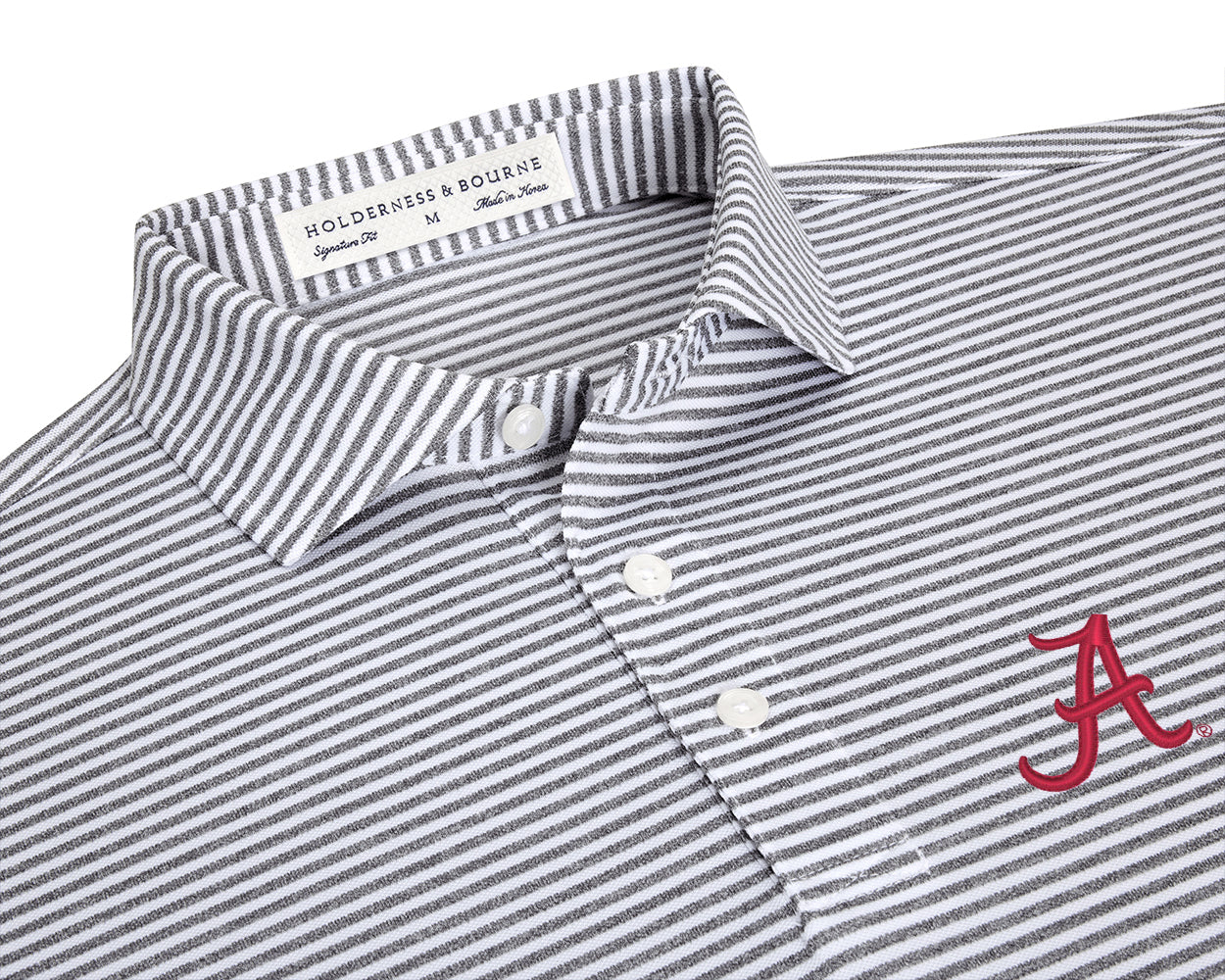 University of Alabama Maxwell Shirt: Gray & White