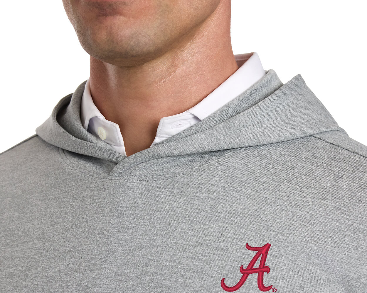 University of Alabama Stowe Hoodie: Heathered Gray