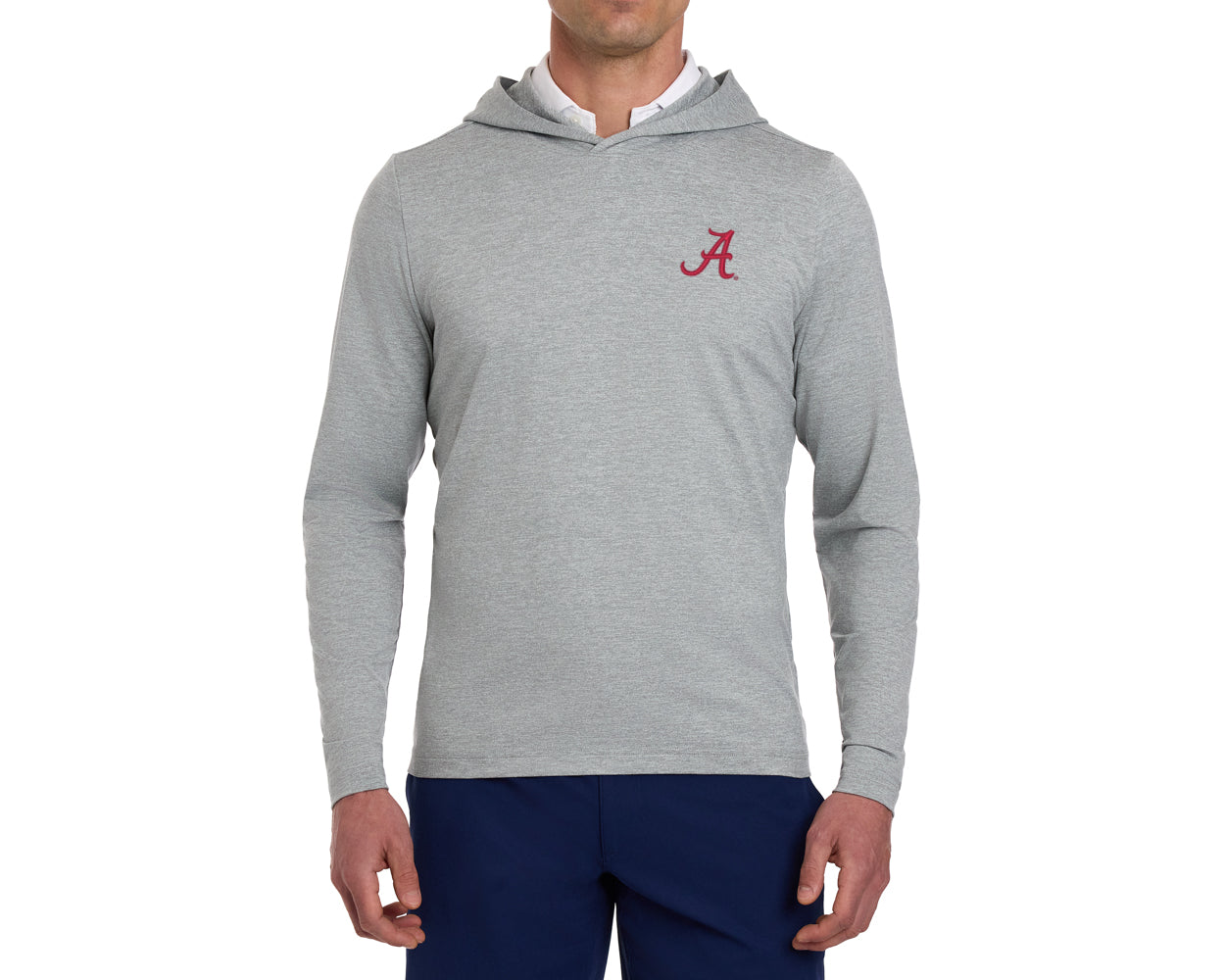 University of Alabama Stowe Hoodie: Heathered Gray
