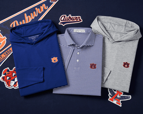 Auburn University Maxwell Shirt: Navy & White