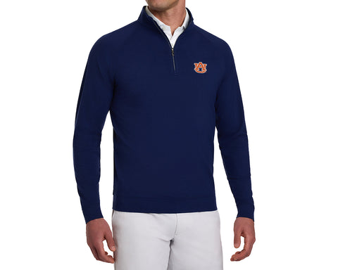 Auburn University Westland Quarter-Zip: Navy