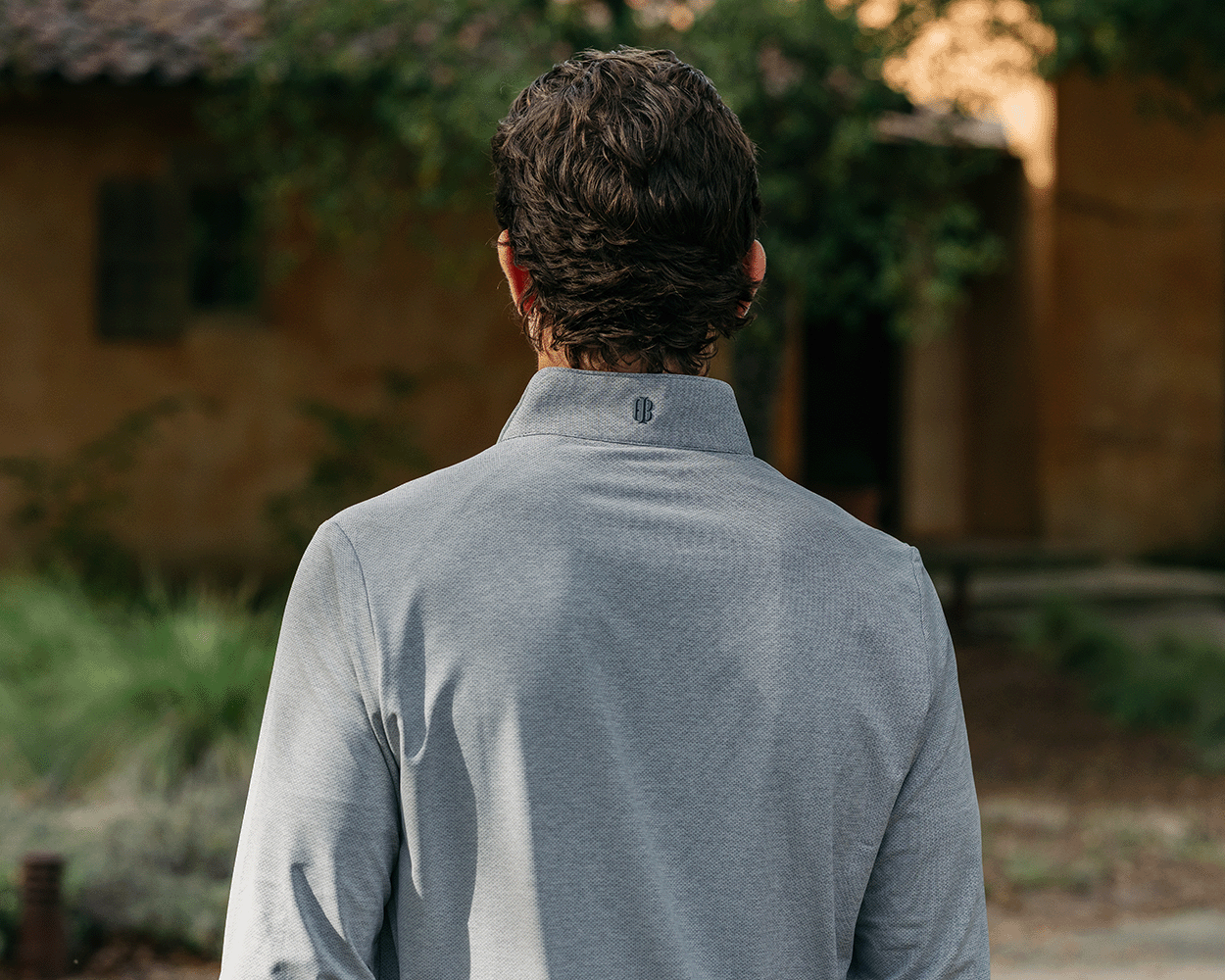 quarter zip with dress shirt The Riding Dove Grey / L zip puts a modern look on a classic sweater Men's Gray Quarter Zip Pullover