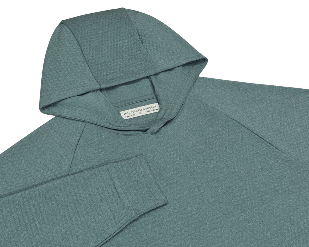 Holderness & Bourne The Ellison Hoodie: Heathered California Spruce
