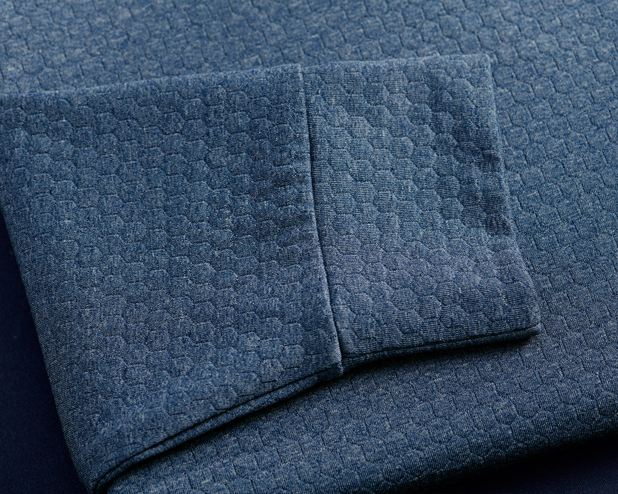 The Ellison Hoodie: Heathered Pacific Blue