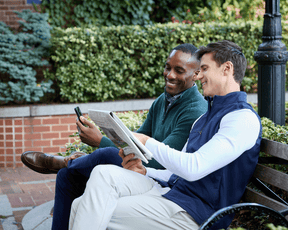 The Cunningham Quarter-Zip Sweater: Heathered Ivy