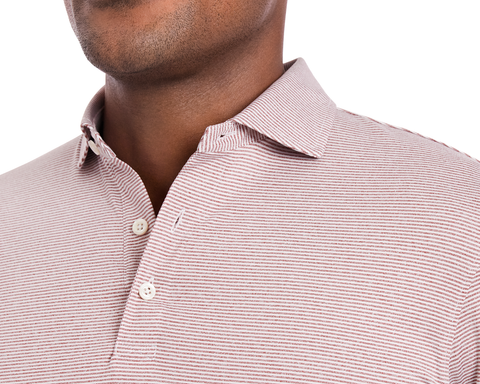 The Perkins Shirt: Heathered Exeter & White