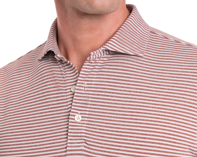 The Maxwell Shirt: Heathered Exeter & White