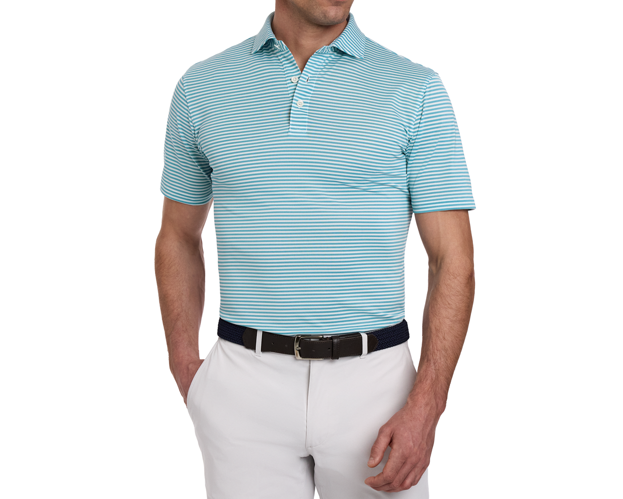 The Maxwell Shirt: Harbor & White