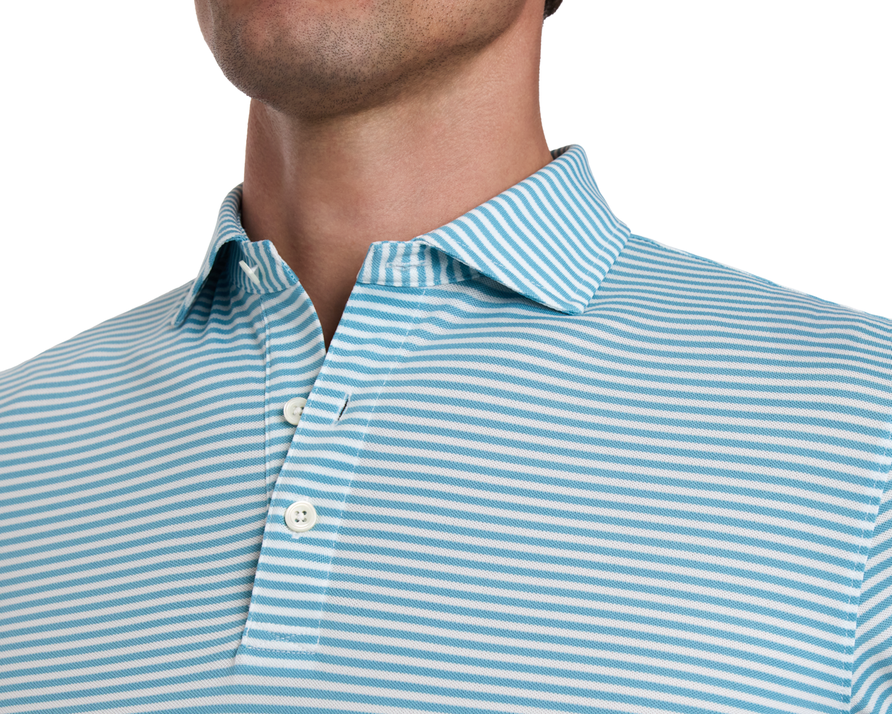 The Maxwell Shirt: Harbor & White