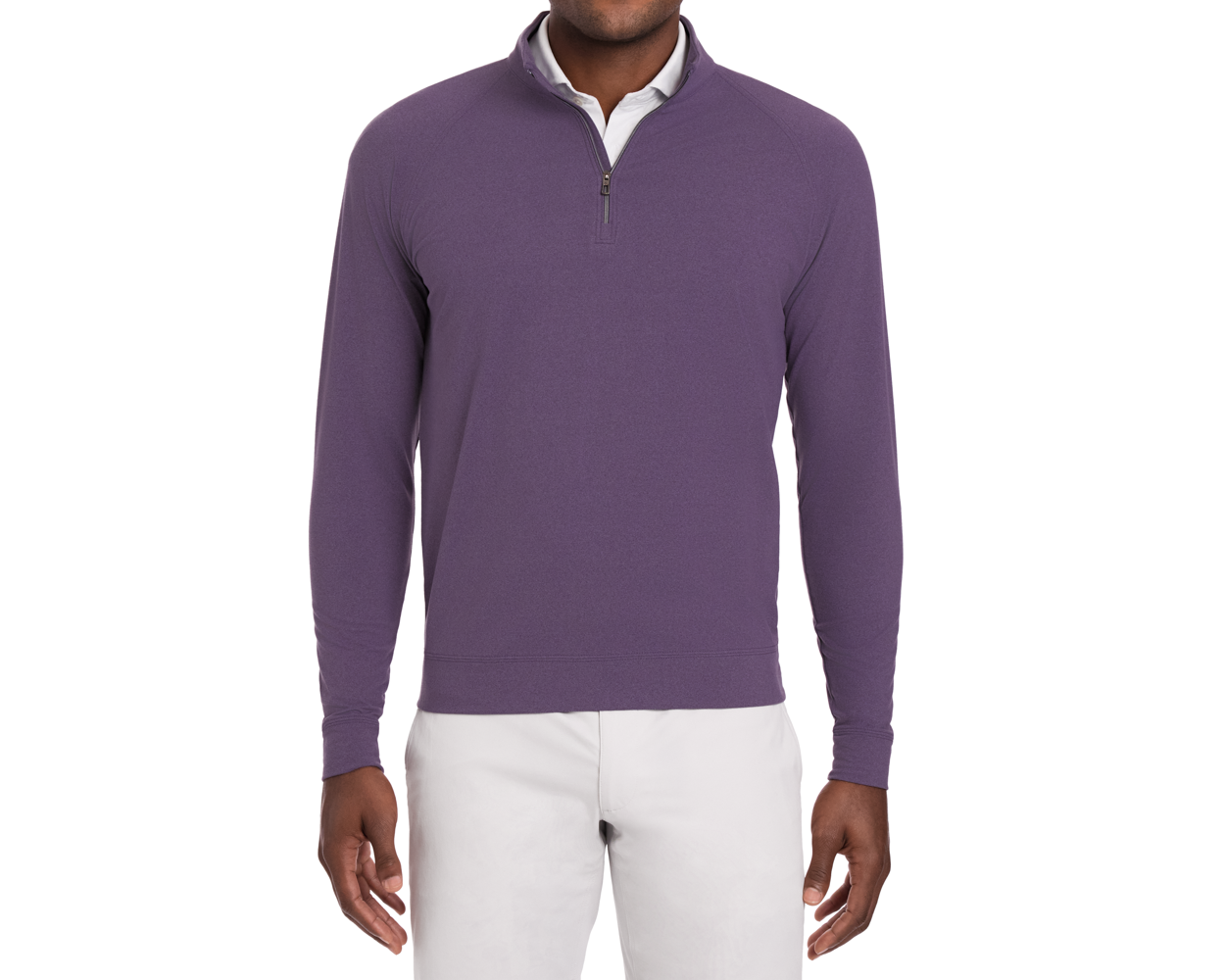 Men's Purple Quarter Zip | Holderness & Bourne Men's Purple Quarter Zip | Holderness & Bourne