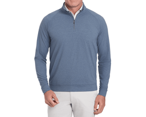 Men's Light Blue Quarter-Zip | Holderness & Bourne Men's Light Blue Quarter-Zip | Holderness & Bourne