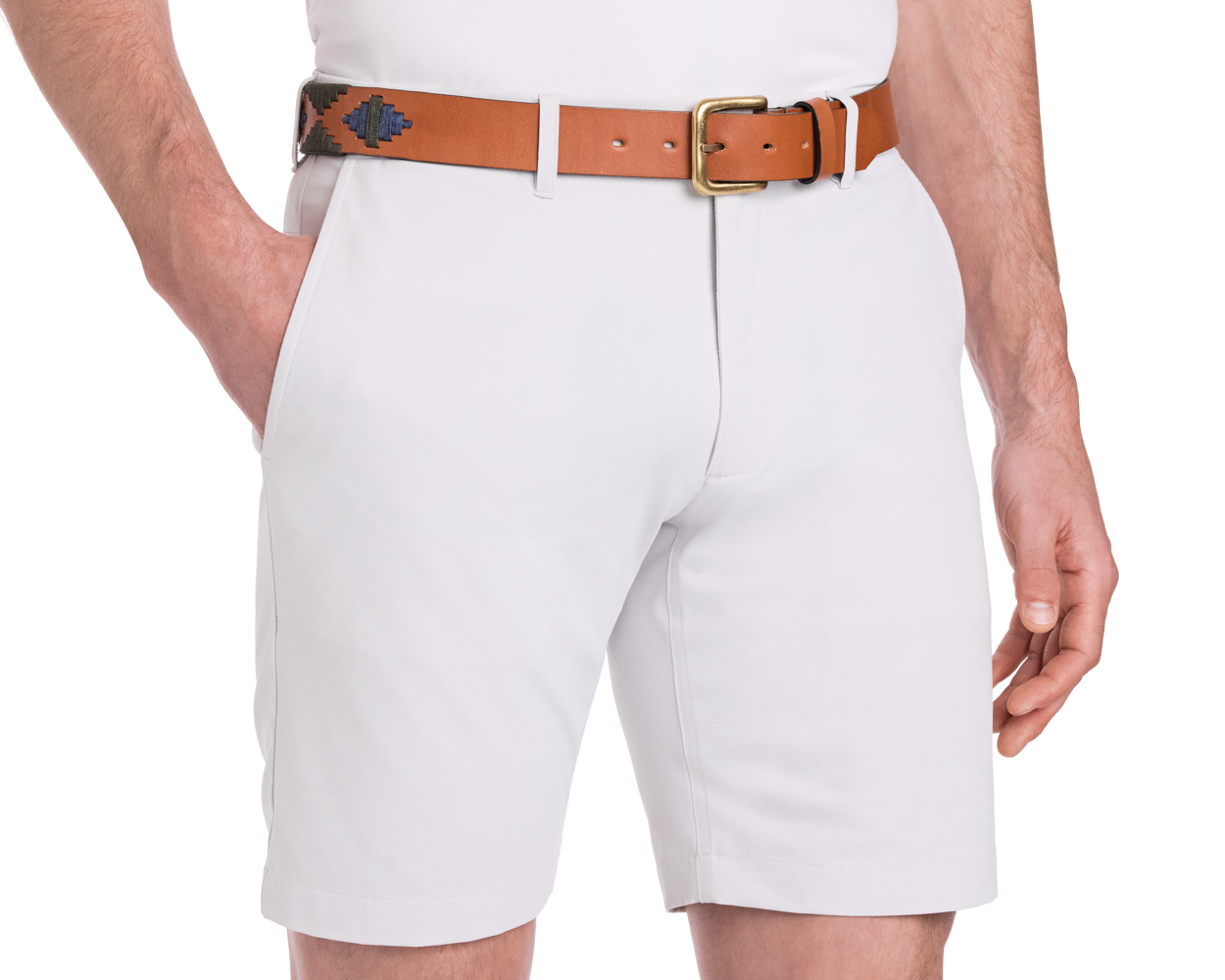 The Barker Belt: Chestnut/Navy/Ivy