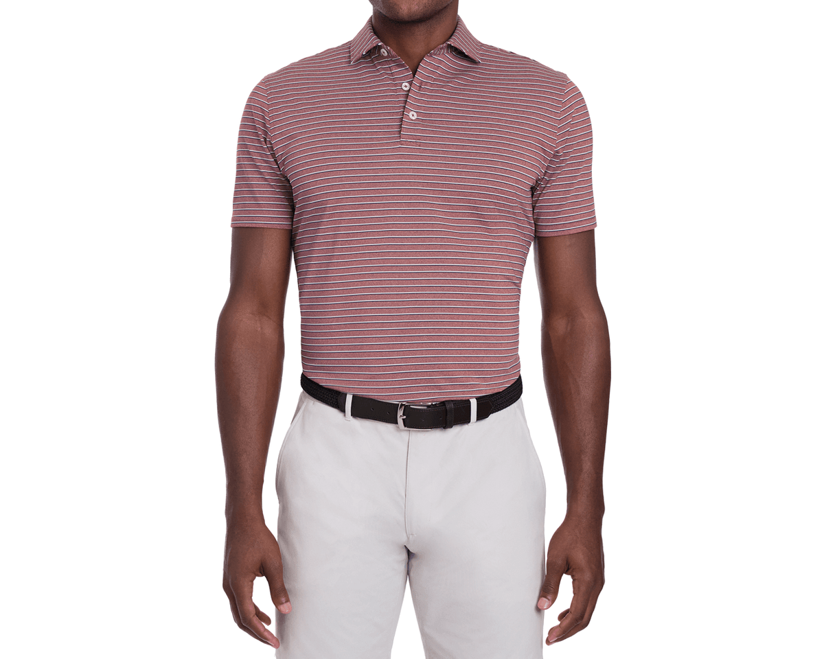 The Springer Shirt: Heathered Exeter/White/Navy