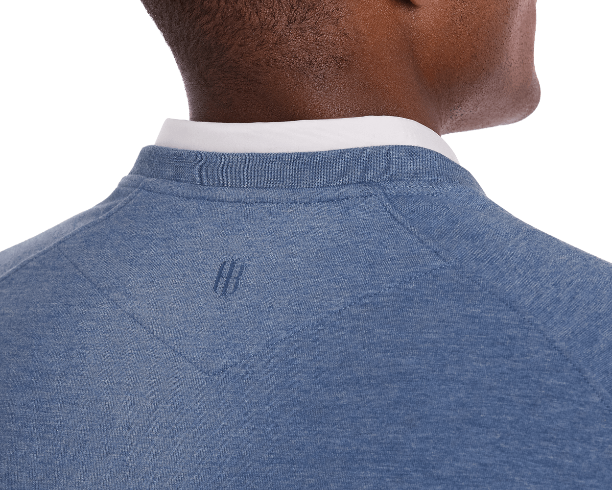 Men's Blue Crewneck Golf Sweater | Holderness & Bourne Men's Blue Crewneck Golf Sweater | Holderness & Bourne