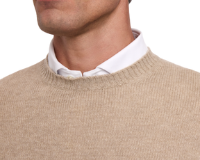 The Berwick Crewneck Sweater: Heathered Dune