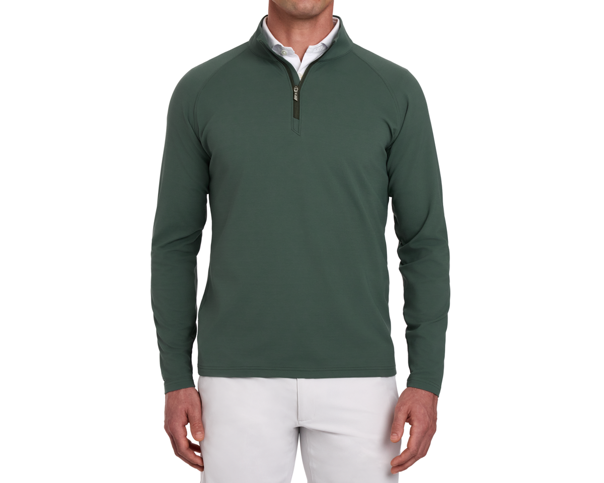The Stuart Quarter-Zip: Ivy