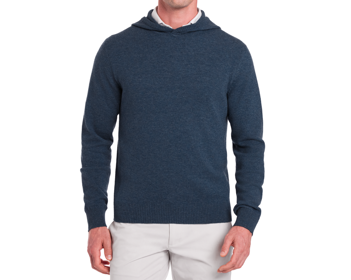 The Logan Hoodie Sweater: Heathered Andover