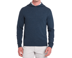 The Logan Hoodie Sweater: Heathered Andover