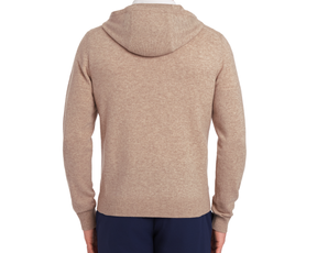The Logan Hoodie Sweater: Heathered Dune