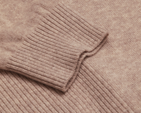 The Logan Hoodie Sweater: Heathered Dune