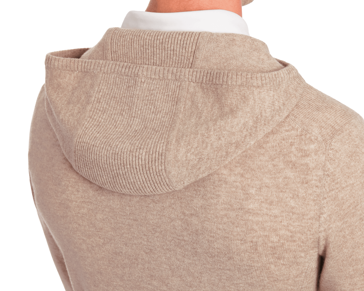 The Logan Hoodie Sweater: Heathered Dune
