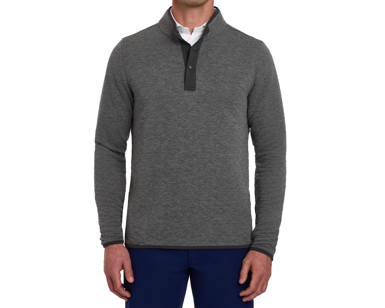 The Sullivan Quarter-Snap: Heathered Charcoal