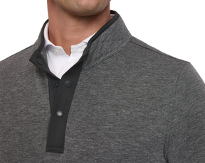 The Sullivan Quarter-Snap: Heathered Charcoal