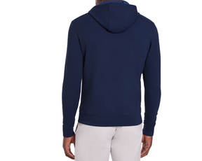 The Tilley Quarter-Zip Hoodie: Heathered Navy