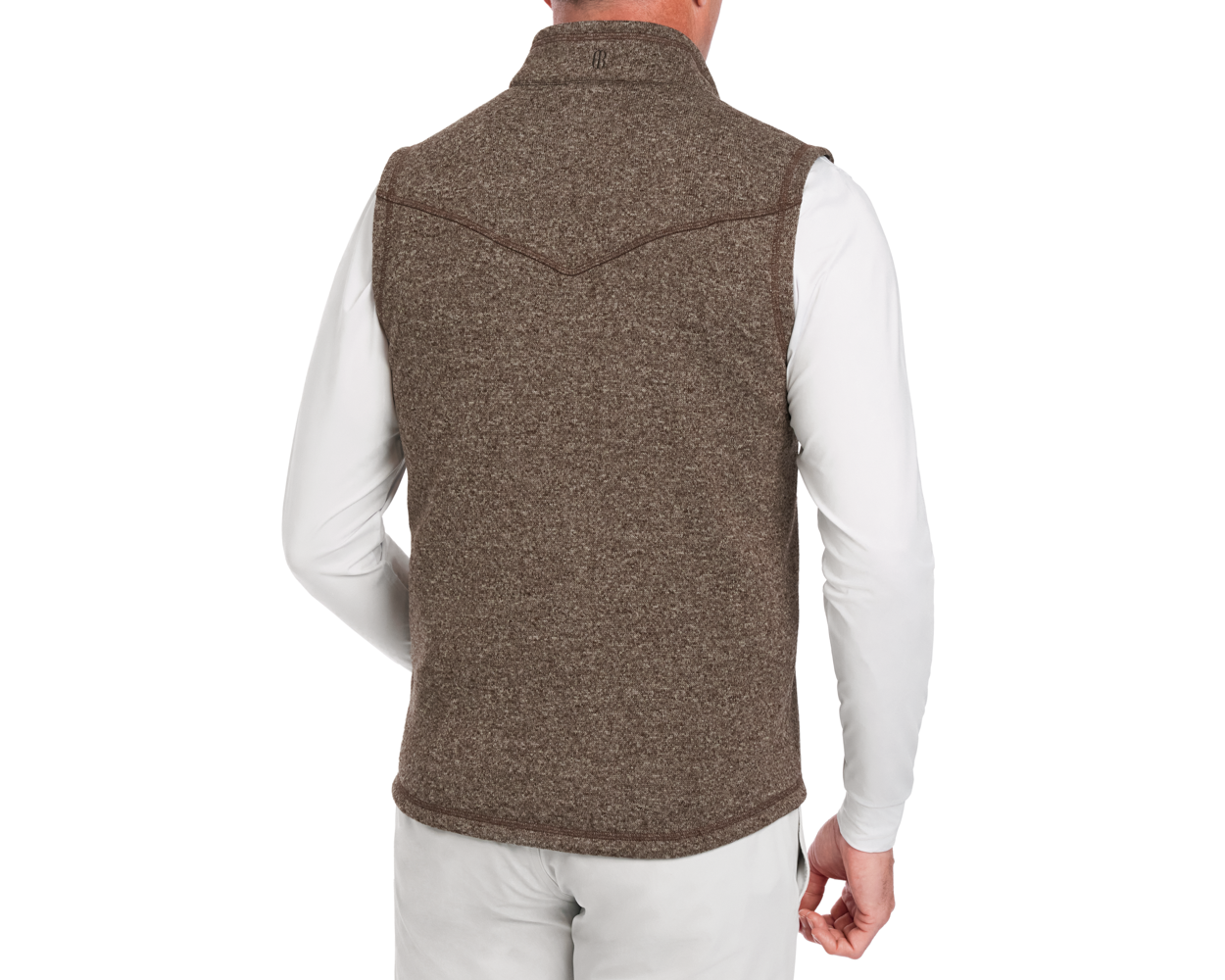 The Ashby Vest: Heathered Chestnut
