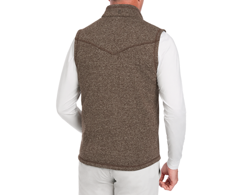The Ashby Vest: Heathered Chestnut