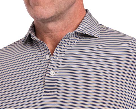 The Russell Shirt: Dune & Navy