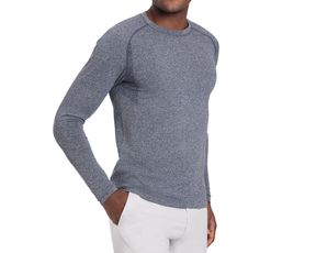 The Carr T-Shirt: Heathered Navy