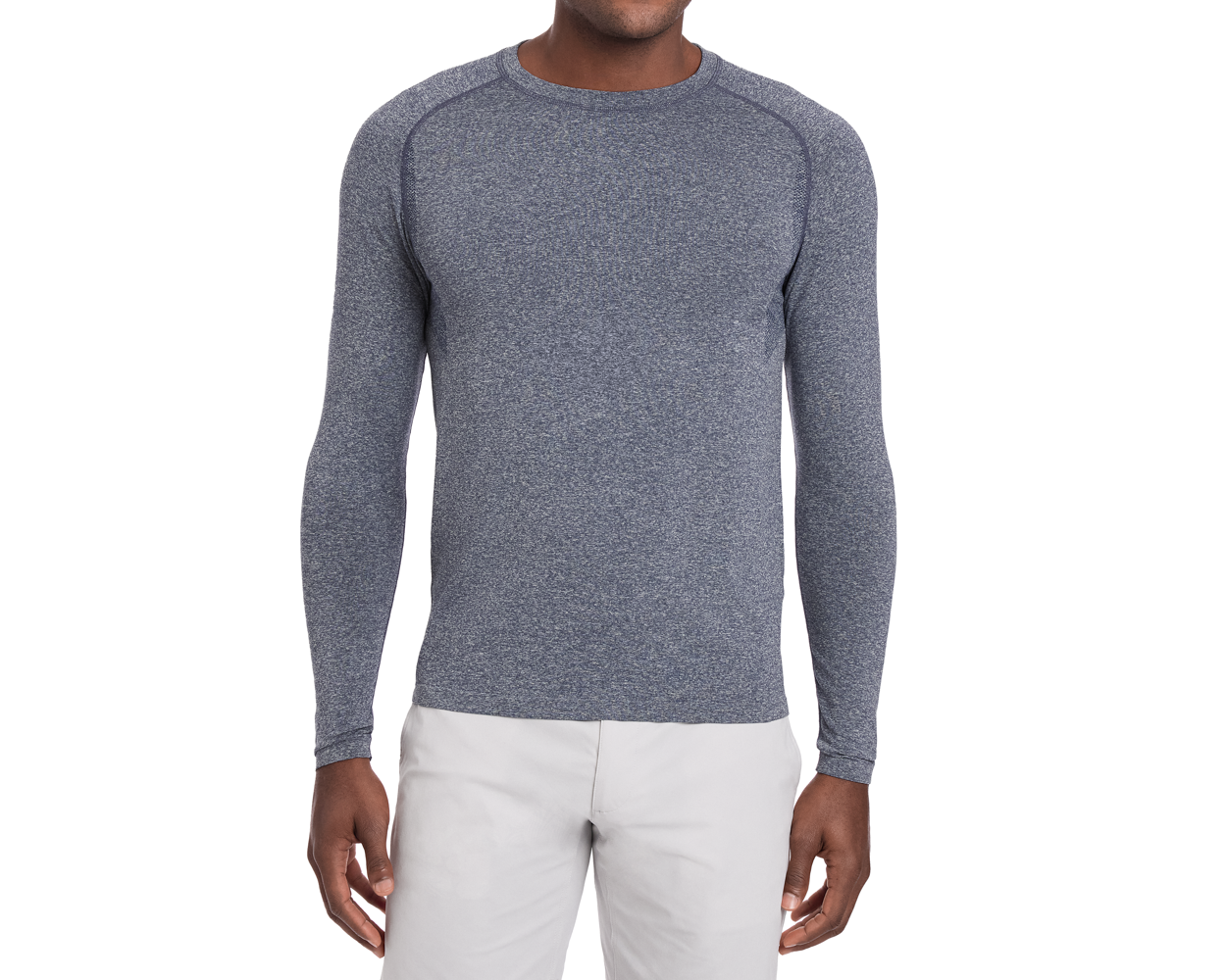 The Carr T-Shirt: Heathered Navy