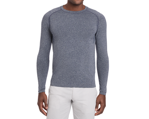 The Carr T-Shirt: Heathered Navy