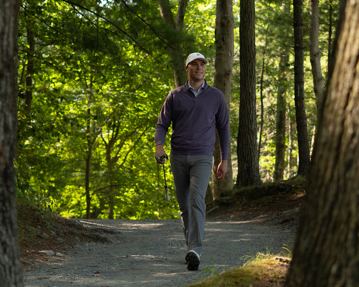 The Westland Quarter-Zip: Heathered Amherst