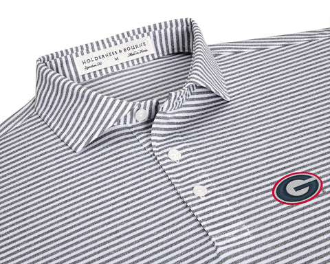 University of Georgia Maxwell Shirt: Gray & White