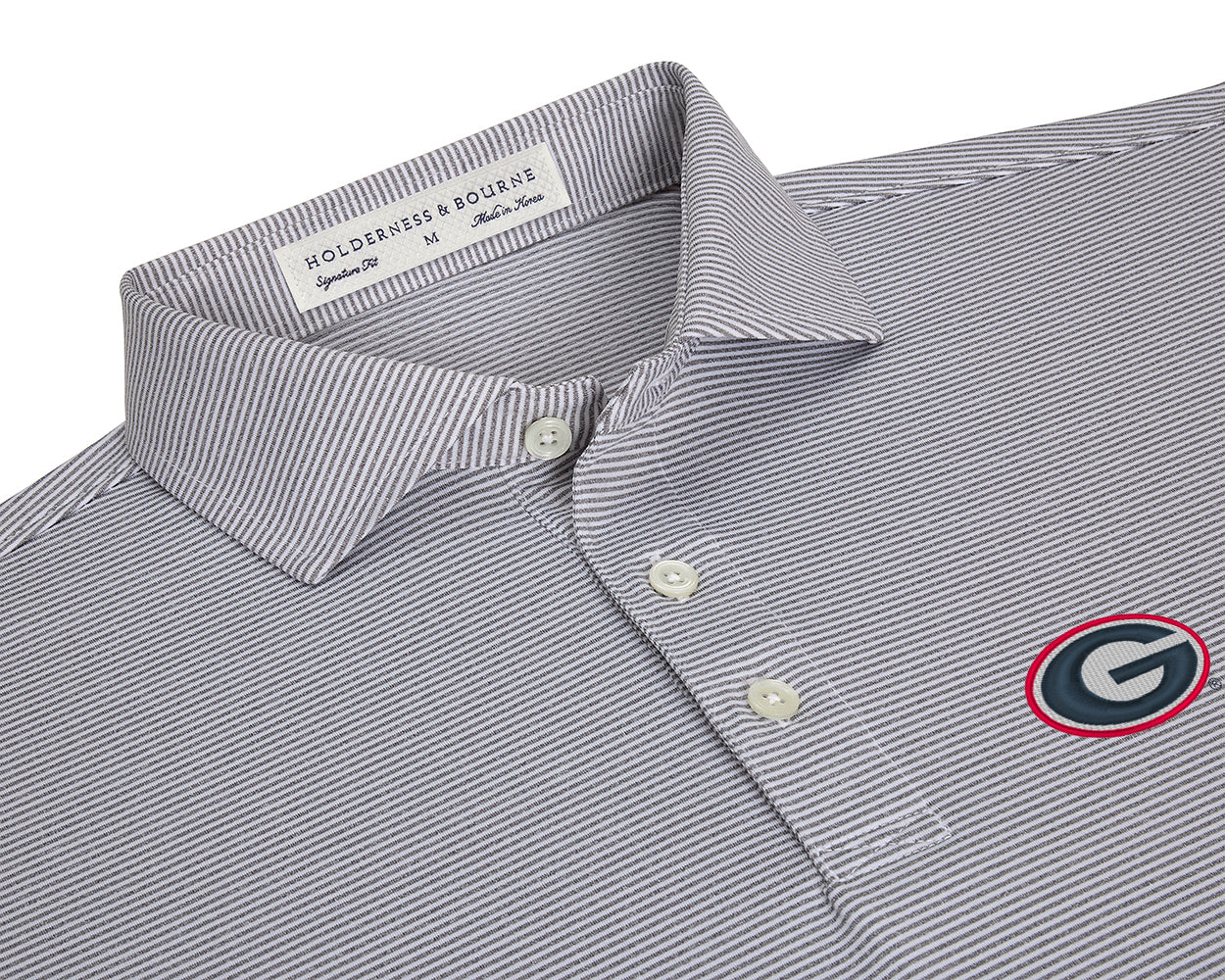 University of Georgia Perkins Shirt: Gray & White