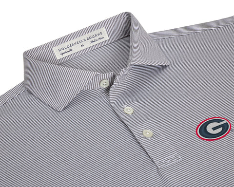 University of Georgia Perkins Shirt: Gray & White