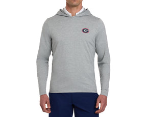 University of Georgia Stowe Hoodie: Heathered Gray
