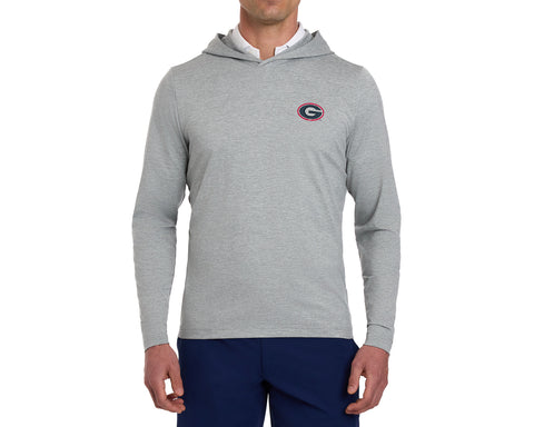 University of Georgia Stowe Hoodie: Heathered Gray
