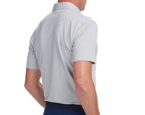 Holderness & Bourne The Perkins 2024 U.S. Open Gray and White Polo Shirt