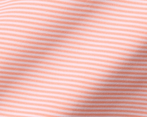 The Perkins Shirt: Nectarine & White