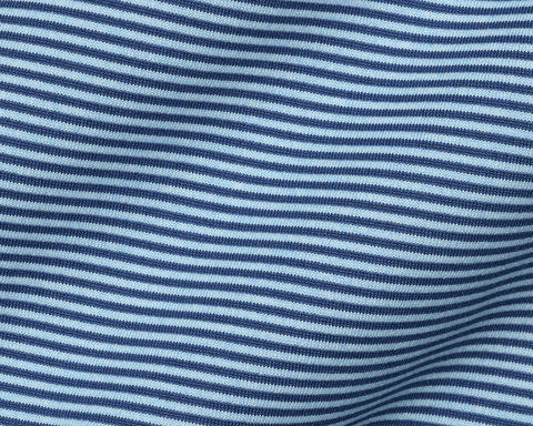 The Perkins Shirt: Pacific Blue & Heathered Vista Blue