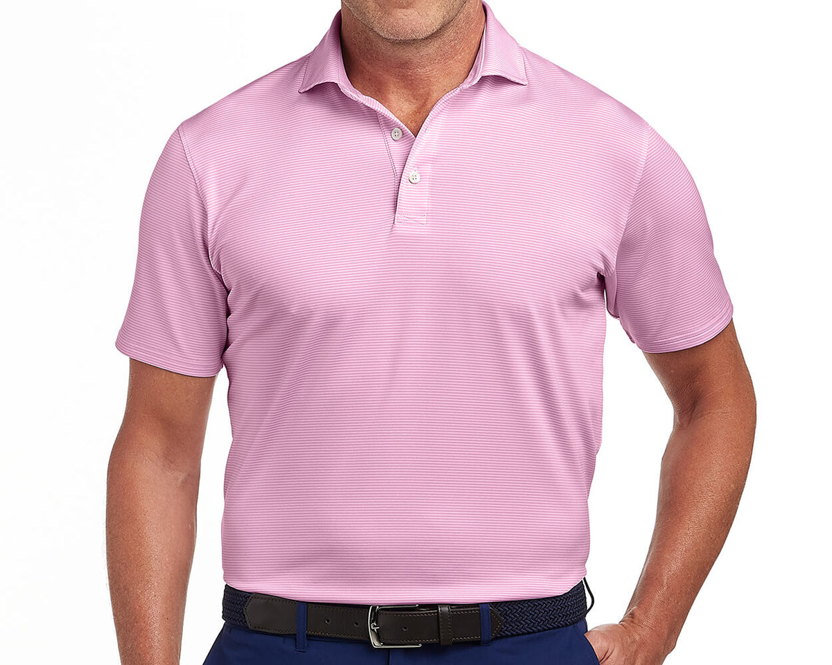 The Perkins Shirt: Scotch Pink & White